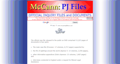 Desktop Screenshot of mccannpjfiles.co.uk
