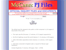 Tablet Screenshot of mccannpjfiles.co.uk